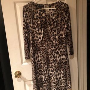 Leopard animal print dress medium